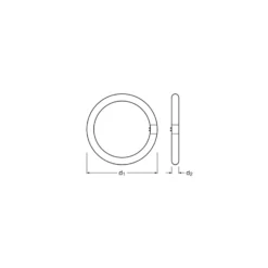 Osram LED Rör T9 Cirkulär (EM/Mains) 18.3W 2000lm - 830 Varm Vit | Ersättare 32W