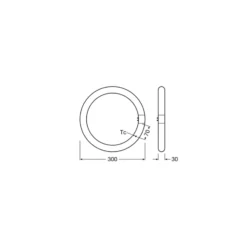 Osram LED Rör T9 Cirkulär (EM/Mains) 18.3W 2200lm - 865 Dagsljus | Ersättare 32W