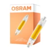 Osram LED Slim Line R7S LED R7S 78mm Klar 4.5W 470lm - 827 Extra Varm Vit | Ersättare 40W