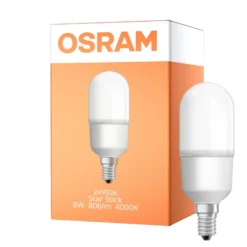 Osram LED Star Stick E14 Matt 8W 806lm - 840 Kallvit | Ersättare 60W