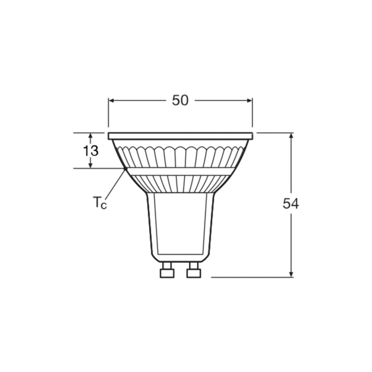 Osram LED Superstar Reflektor Spot GU10 PAR16 4.7W 350lm 36D - 940 Kallvit | Bästa Färgåtergivning - Dimbar - Ersättare 50W
