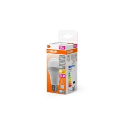 Osram LED Uppladdningsbar Lamps E27 Päron Matt 8W 806lm - 827 Extra Varm Vit | Ersättare 60W
