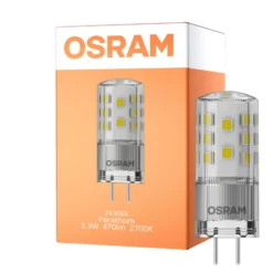Osram Parathom LED Pin GY6.35 3.3W 470lm - 827 Extra Varm Vit | Ersättare 40W