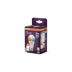 Osram Smart+ Classic LED E27 Päron Matt 9W 806lm - 827-865 Justerbar Vit | Zigbee Dimbar - Ersättare 60W
