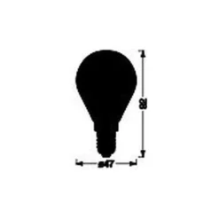 Osram Smart+ Mini Lampa E14 Matt 4.9W 470lm - 827 Extra Varm Vit | Zigbee Dimbar - Ersättare 40W