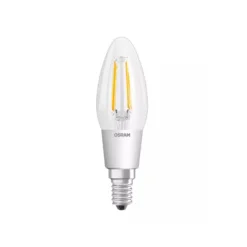 Osram Superstar Classic LED E14 Kronljus Filament Klar 4W 470lm - 822-827 Dim To Warm | Dimbar - Ersättare 40W