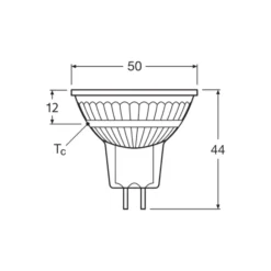 Osram Superstar LED GU5.3 Spot Klar 3.4W 230lm - 927 Extra Varm Vit | Dimbar - Bästa Färgåtergivning - Ersättare 20W