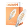Osram Vintage 1906 LED Classic Slim E14 Kronljus Filament Klar 4.8W 470lm - 827 Extra Varm Vit | Dimbar - Ersättare 40W