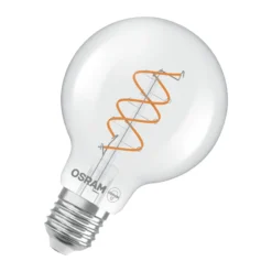 Osram Vintage 1906 LED E27 Globe Filament Twist Klar 7.2W 806lm - 927 Extra Varm Vit | Bästa Färgåtergivning - Dimbar - Ersättare 60W