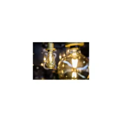 Osram Vintage 1906 LED E27 Globe Filament Guld 125mm 6.5W 650lm - 824 Extra Varm Vit | Dimbar - Ersättare 50W
