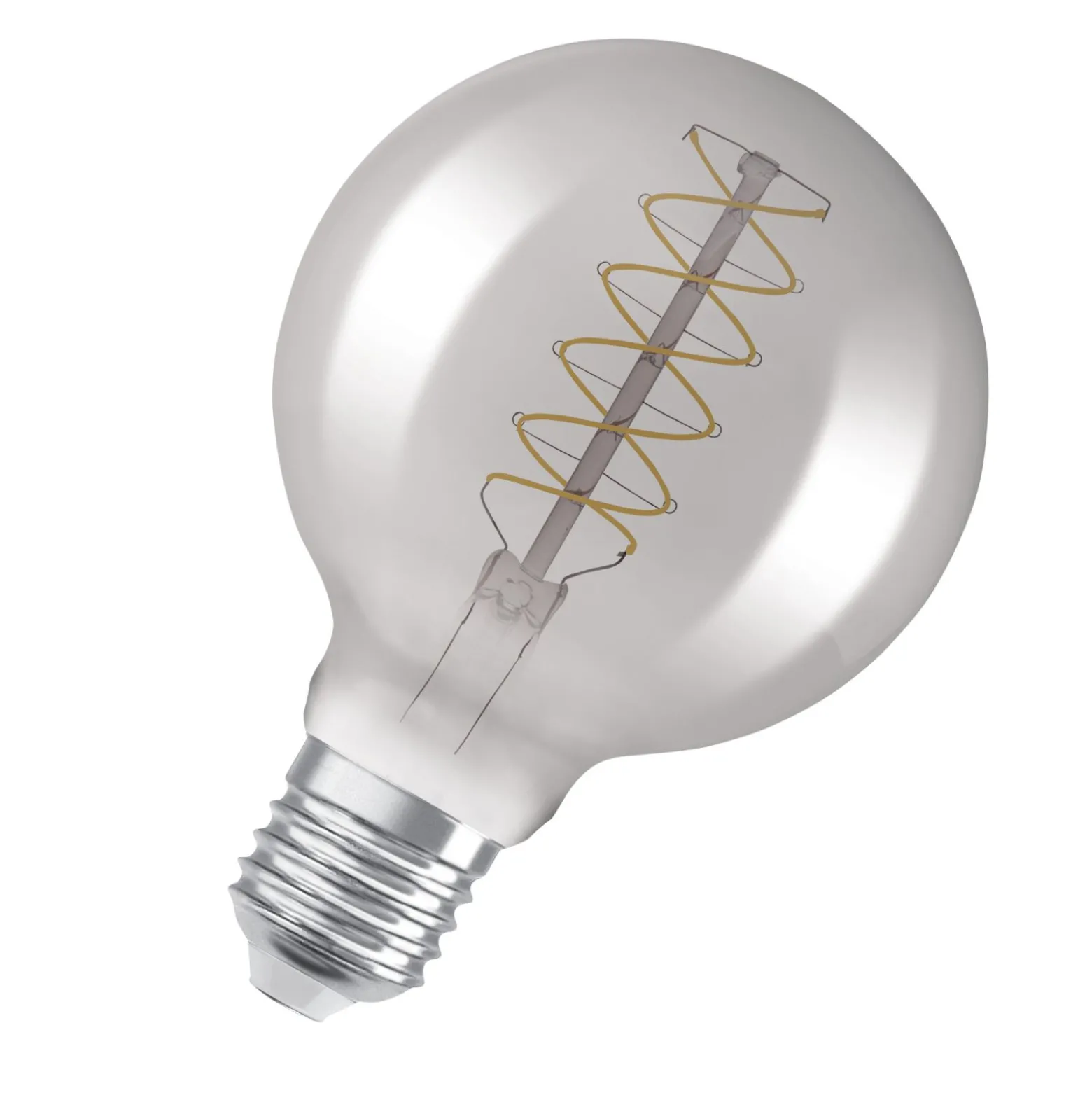 Osram Vintage 1906 LED E27 Globe Filament Smokey 95mm 7.8W 360lm - 818 Extra Warm White | Dimmable