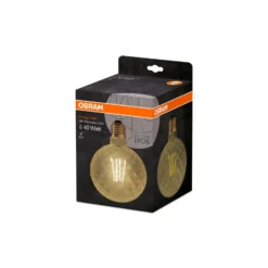 Osram Vintage 1906 LED E27 Pine Filament Guld 4.5W 470lm - 825 Extra Varm Vit | Ersättare 40W