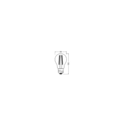 Osram Vintage 1906 LED E27 Päron Filament Guld 6.5W 725lm - 824 Extra Varm Vit | Ersättare 60W