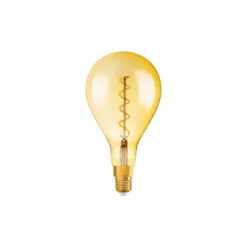Osram Vintage 1906 LED E27 Päron Filament Guld 160mm 5W 300lm - 820 Extra Varm Vit | Dimbar - Ersättare 40W