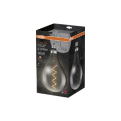 Osram Vintage 1906 LED E27 Päron Filament Smoke 5W 110lm - 818 Extra Varm Vit | Ersättare 15W
