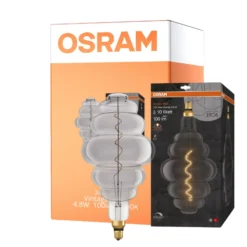 Osram Vintage 1906 LED E27 Special Filament Smokey 4.8W 100lm - 818 Extra Warm White | Dimmable