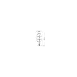 Osram Vintage 1906 LED E27 Special Filament Smokey 4.8W 100lm - 818 Extra Warm White | Dimmable