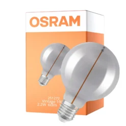 Osram Vintage 1906 LED E27 Special Filament Klar 2.2W Päron 60lm - 818 Extra Varm Vit | Ersättare 15W