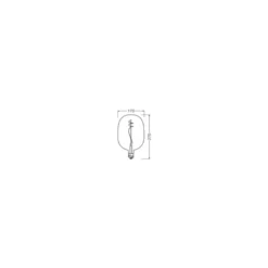 Osram Vintage 1906 LED E27 Special Filament Smoke 4.5W 150lm - 818 Extra Varm Vit | Ersättare 15W