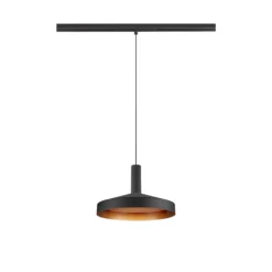 SLV Lalu Pendellampa Aluminium Svart 8W 700lm - 930 Varm Vit | Bästa Färgåtergivning - Dali Dimbar