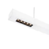 SLV Q-Line Pendellampa Aluminium Vit 46W 2100lm - 930 Varm Vit | Bästa Färgåtergivning - UGR<11 - Dimbar