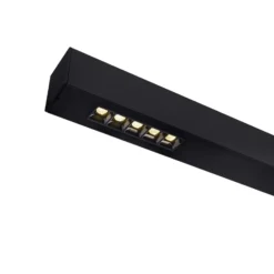 SLV Q-Line Wall/Taklampa Aluminium Svart 93W 4600lm - 940 Kallvit | Bästa Färgåtergivning - UGR<11 - Dimbar