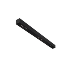 SLV Q-Line Wall/Taklampa Aluminium Svart 46W 2100lm - 930 Varm Vit | Bästa Färgåtergivning - UGR<11 - Dimbar