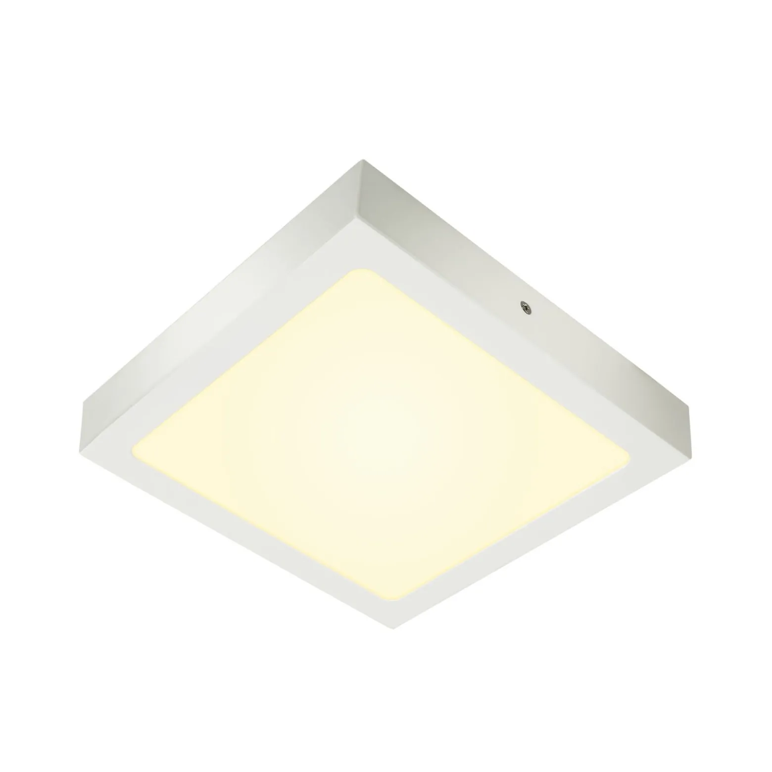 SLV Senser Wall/Taklampa Aluminium Vit 15W 1140lm - 930 Varm Vit | Bästa Färgåtergivning - Dimbar