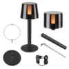 SLV Taha Bordslampa Aluminium Svart 5W 200lm - 827 Extra Varm Vit | - IP65 - Touchdimmerbar