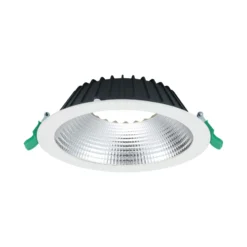 Sylvania LED Downlight Insaver Slim Aluminium Vit 1950lm 70D - 830 Varm Vit | Utskärning 205mm - IP44