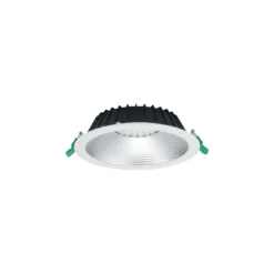 Sylvania LED Downlight Insaver Slim Aluminium Vit 2500lm 70D - 840 Kallvit | Utskärning 225mm - IP44