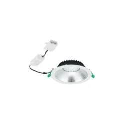 Sylvania LED Downlight Insaver Slim Aluminium Vit 2500lm 70D - 840 Kallvit | Utskärning 205mm - IP44 - UGR <19