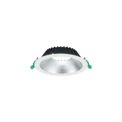 Sylvania LED Downlight Insaver Slim Aluminium Vit 2500lm 70D - 840 Kallvit | Utskärning 205mm - IP44 - UGR <19