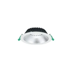 Sylvania LED Downlight Insaver Slim Aluminium Vit 2500lm 70D - 840 Kallvit | Utskärning 205mm - IP44 - UGR <19