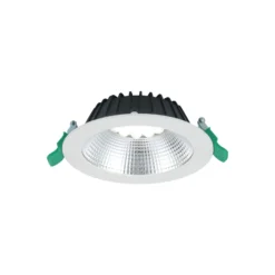 Sylvania LED Downlight Insaver Slim Aluminium Vit 1200lm 70D - 840 Kallvit | Utskärning 150mm - IP44 - UGR <19