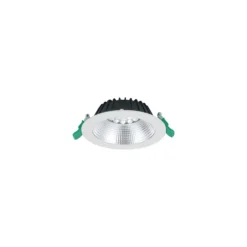 Sylvania LED Downlight Insaver Slim Aluminium Vit 1200lm 70D - 840 Kallvit | Utskärning 150mm - IP44 - UGR <19