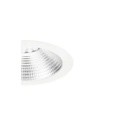 Sylvania LED Downlight Insaver Slim 175 Aluminium Vit 13W 1700lm 70D - 840 Kallvit | Utskärning 175mm - IP44 - Dimbar