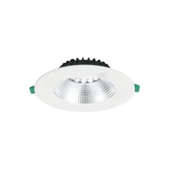 Sylvania LED Downlight Insaver Slim Aluminium Vit 13W 1200lm 70D - 840 Kallvit | Utskärning 175mm - IP44 - UGR <19 - Rörelsesensor