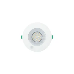 Sylvania LED Downlight Insaver Slim Aluminium Vit 13W 1150lm 70D - 830 Varm Vit | Utskärning 175mm - IP44 - UGR <19 - Rörelsesensor