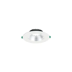 Sylvania LED Downlight Insaver Slim Aluminium Vit 13W 1150lm 70D - 830 Varm Vit | Utskärning 175mm - IP44 - UGR <19 - Rörelsesensor