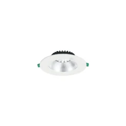 Sylvania LED Downlight Insaver Slim Aluminium Vit 13W 1150lm 70D - 830 Varm Vit | Utskärning 175mm - IP44 - UGR <19 - Rörelsesensor