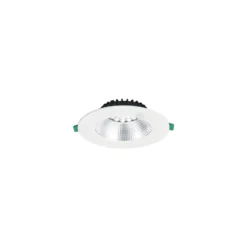 Sylvania LED Downlight Insaver Slim Aluminium Vit 13W 1150lm 70D - 830 Varm Vit | Utskärning 175mm - IP44 - UGR <19 - Rörelsesensor