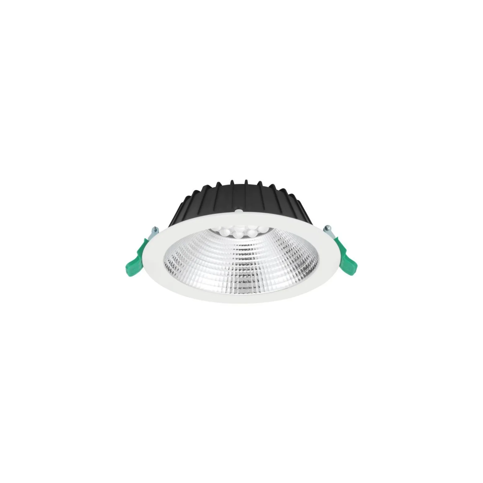 Sylvania LED Downlight Insaver Slim Aluminium Vit 13W 1650lm 70D - 830 Varm Vit | Utskärning 175mm - IP44 - UGR <19