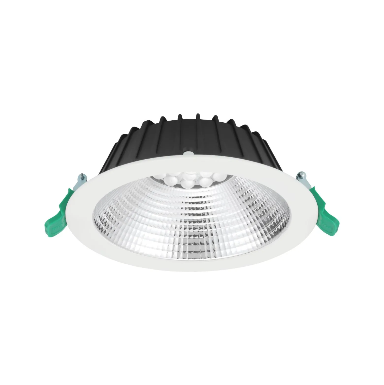 Sylvania LED Downlight Insaver Slim Aluminium Vit 13W 1650lm 70D - 830 Varm Vit | Utskärning 175mm - IP44 - UGR <19