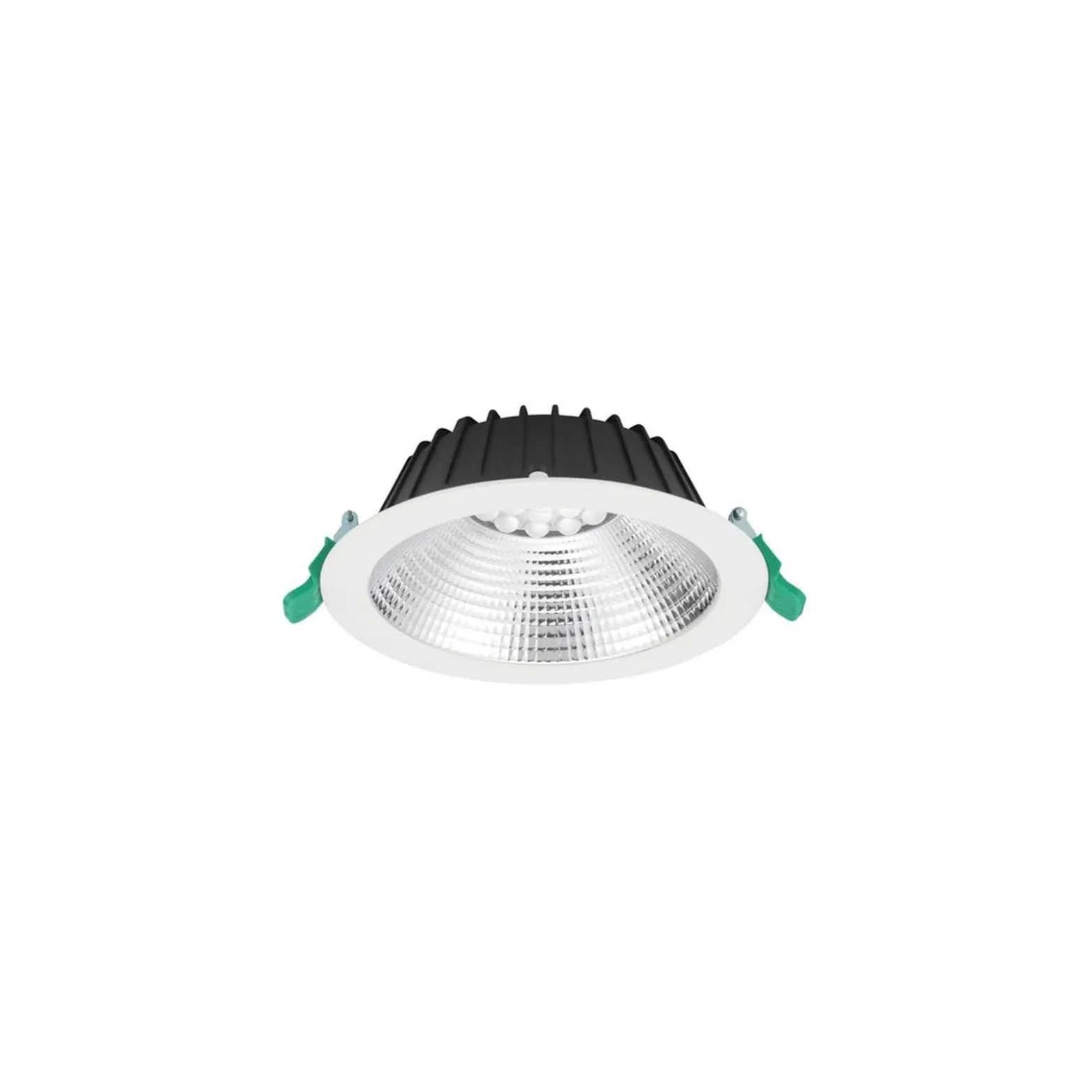 Sylvania LED Downlight Insaver Slim Aluminium Vit 13W 1650lm 70D - 830 Varm Vit | Utskärning 175mm - IP44 - UGR <19