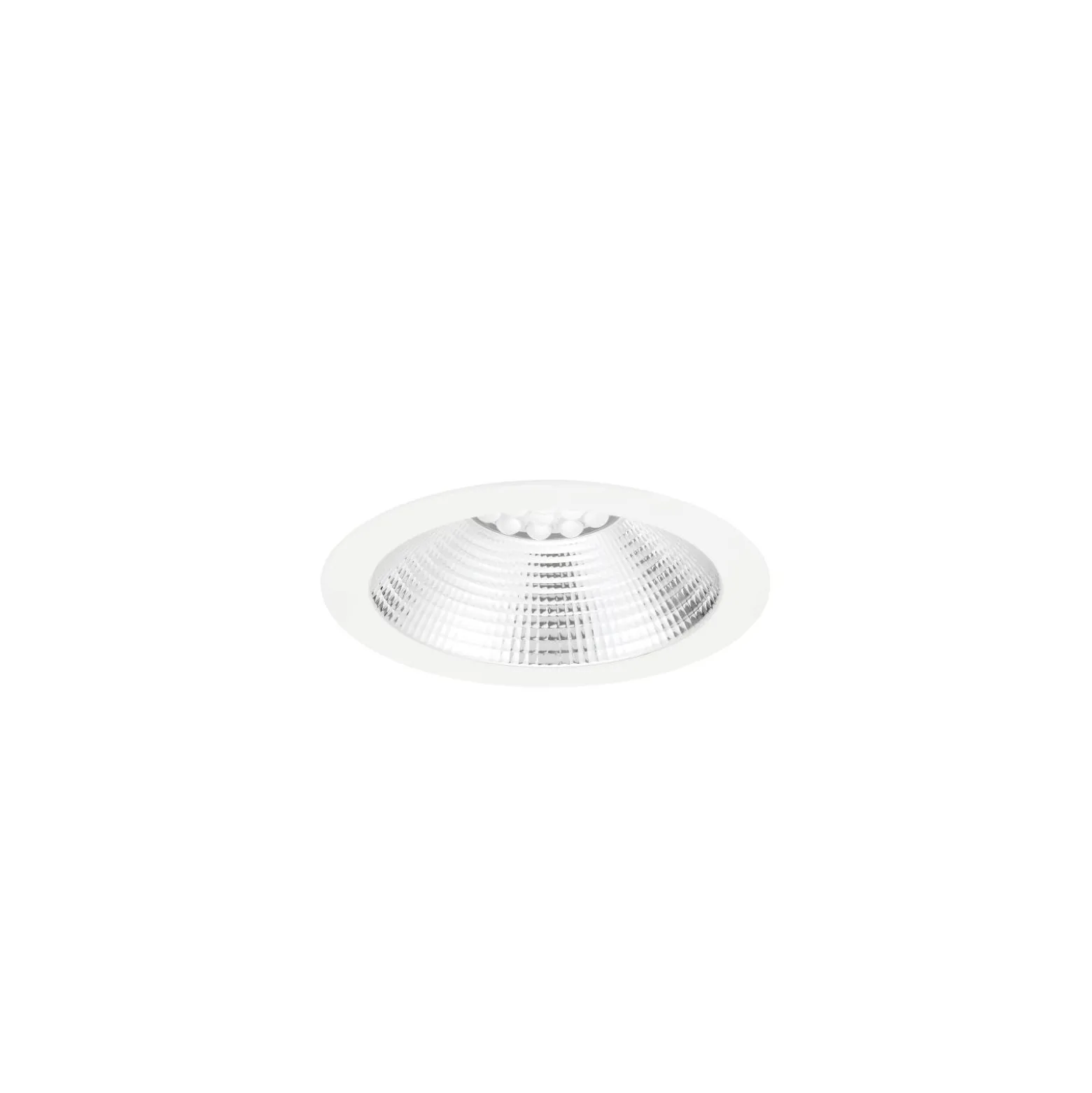 Sylvania LED Downlight Insaver Slim Aluminium Vit 13W 1700lm 70D - 840 Kallvit | Utskärning 175mm - IP44 - UGR <19