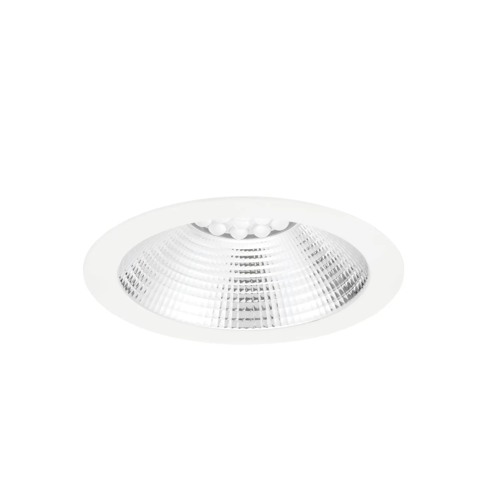 Sylvania LED Downlight Insaver Slim Aluminium Vit 13W 1700lm 70D - 840 Kallvit | Utskärning 175mm - IP44 - UGR <19