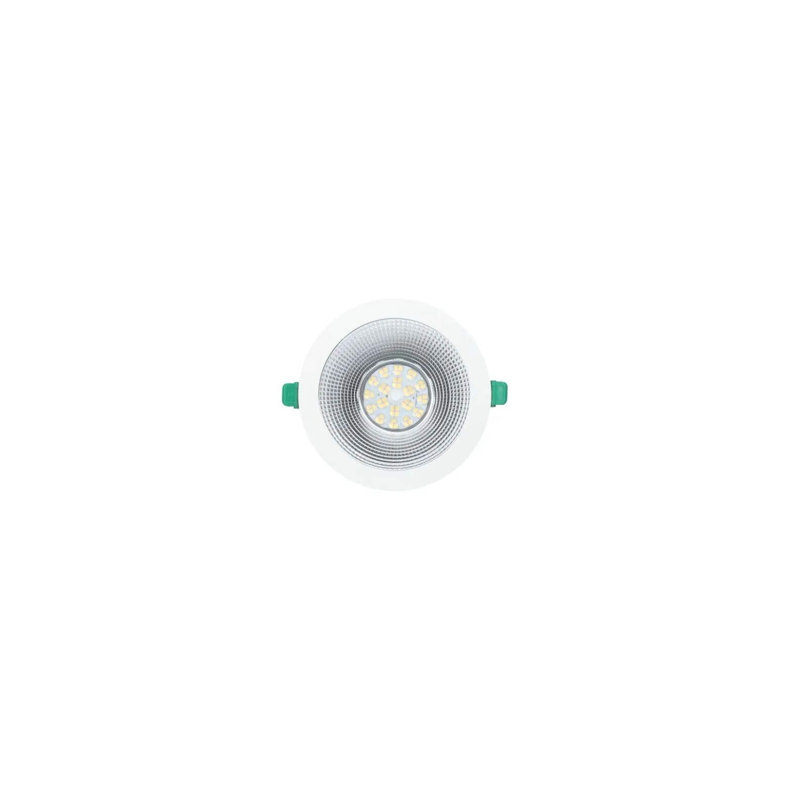Sylvania LED Downlight Insaver Slim Aluminium Vit 13W 1700lm 70D - 840 Kallvit | Utskärning 175mm - IP44 - UGR <19