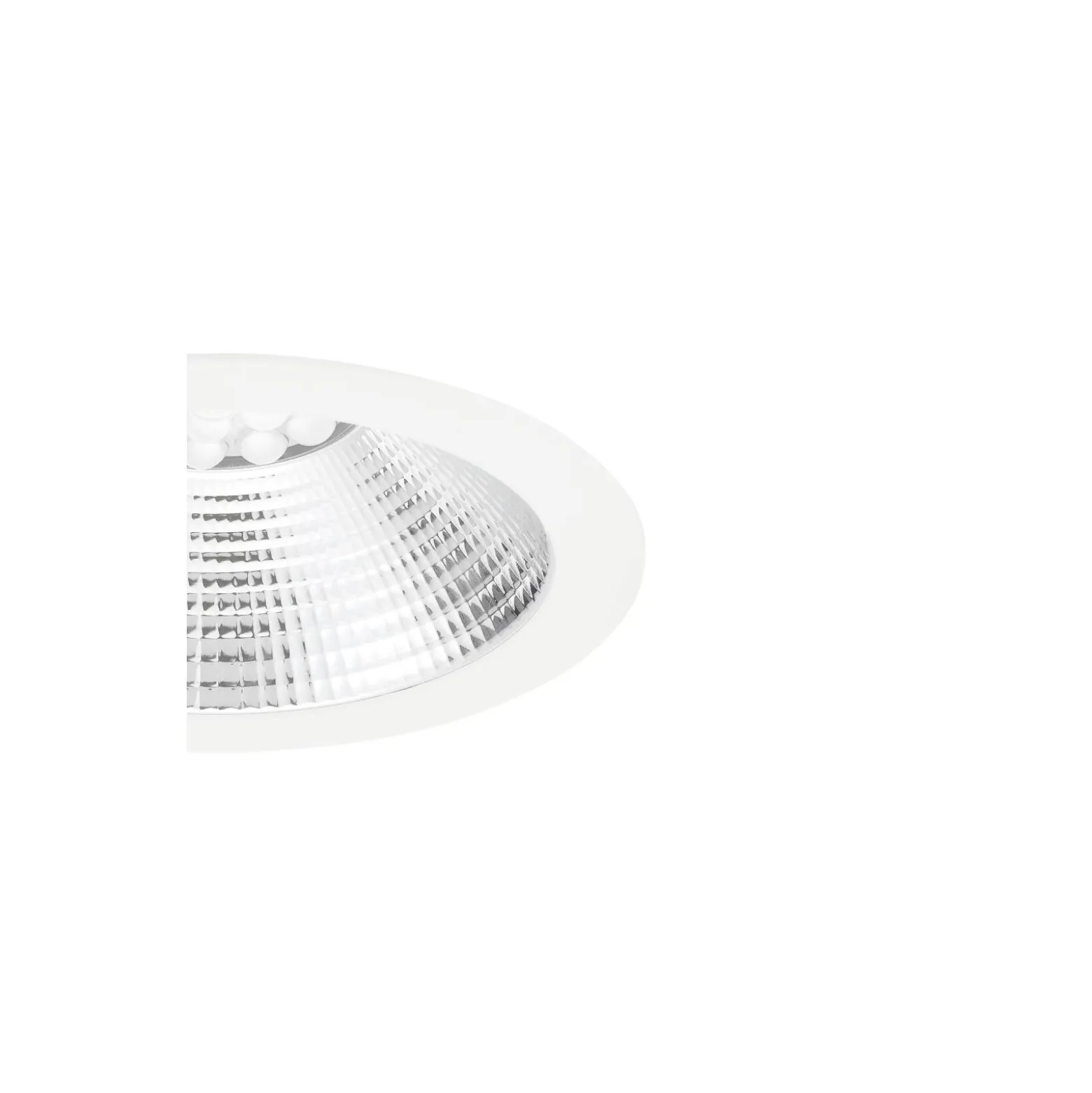 Sylvania LED Downlight Insaver Slim Aluminium Vit 13W 1700lm 70D - 840 Kallvit | Utskärning 175mm - IP44 - UGR <19