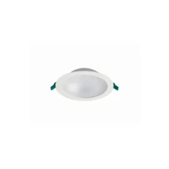 Sylvania LED Downlight Start 205 Aluminium Vit 20W 2100lm 74D - 830 Varm Vit | Utskärning 205mm - IP54 - Dimbar